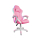 Fotel gamingowy COBRA WS8151 RGB BT GŁOŚNIKI - PINK